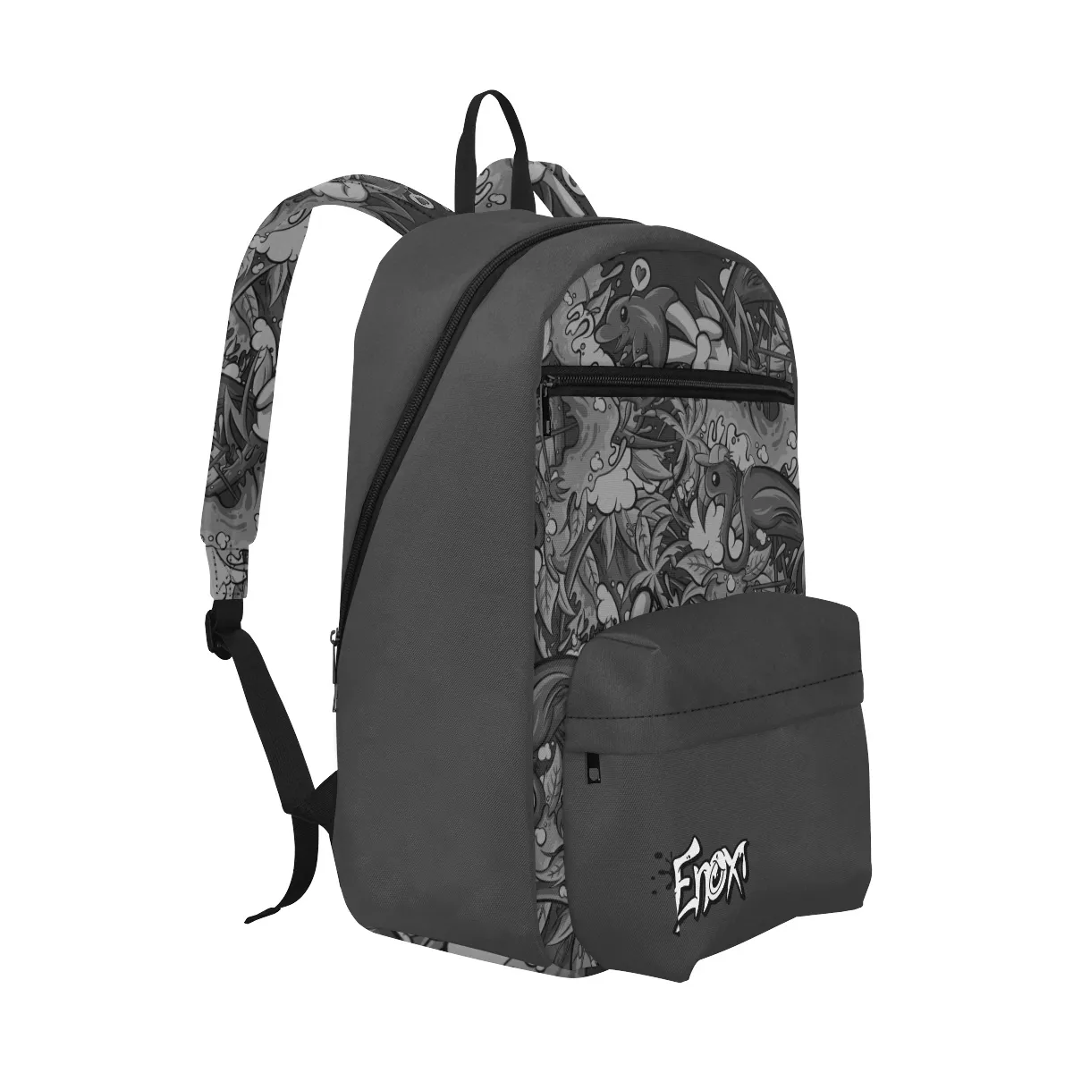 Tropicana Pattern Large Capacity Travel Backpack