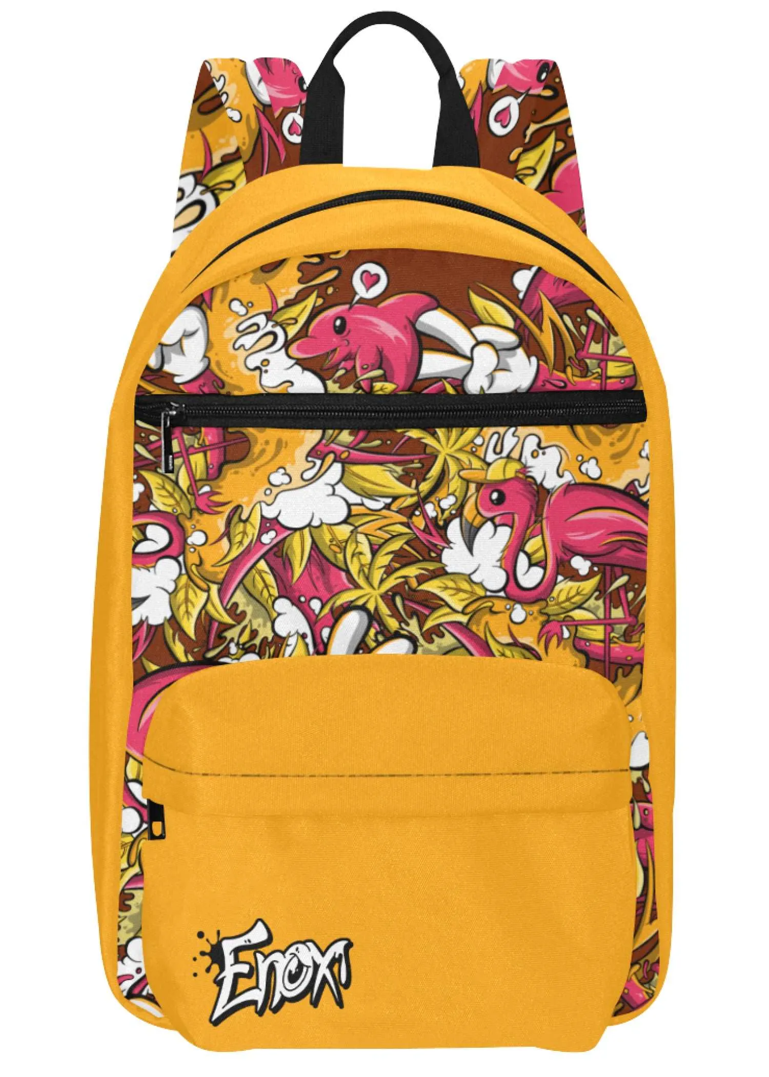 Tropicana Pattern Large Capacity Travel Backpack