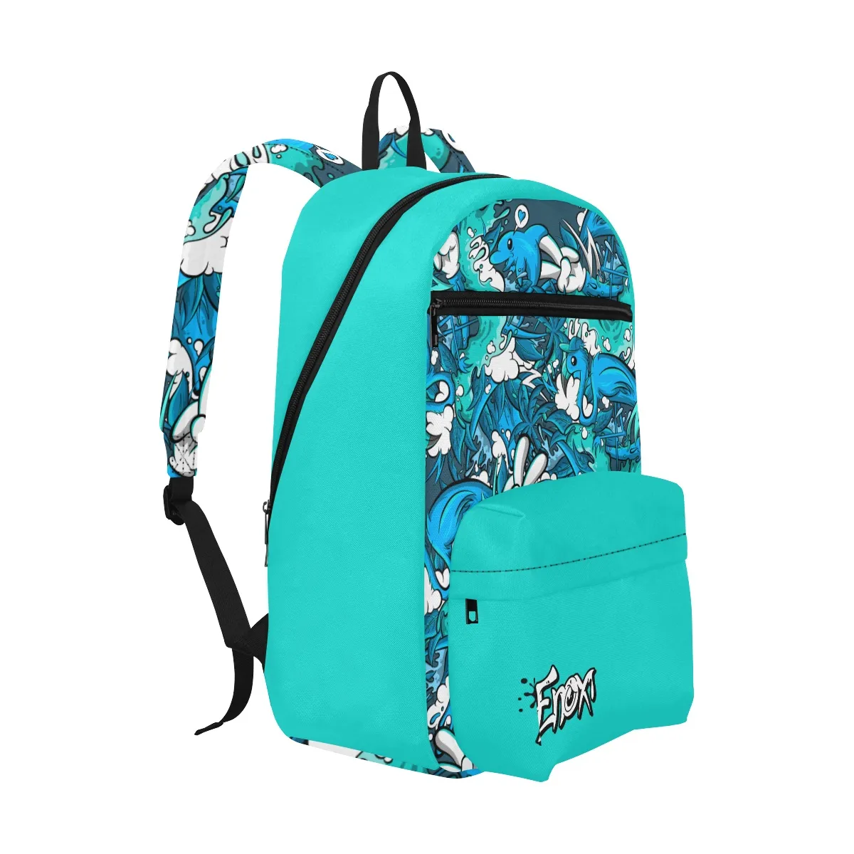 Tropicana Pattern Large Capacity Travel Backpack