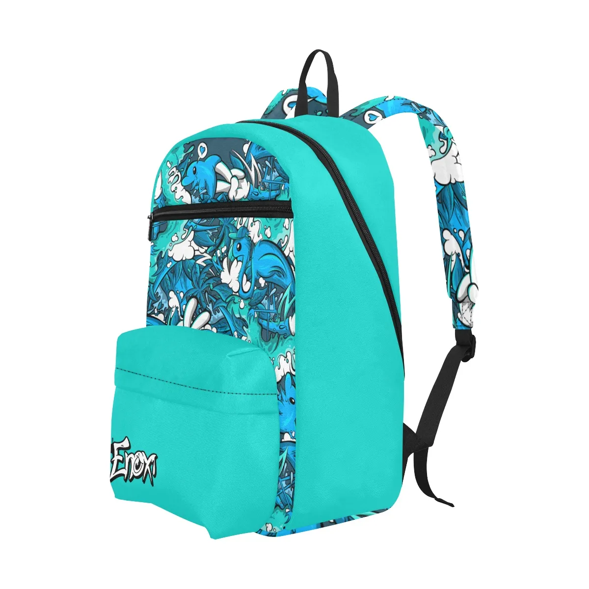 Tropicana Pattern Large Capacity Travel Backpack