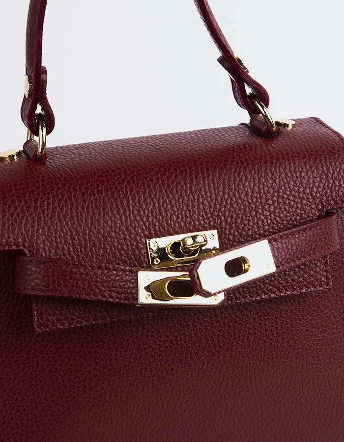 Vance Burgundy Leather