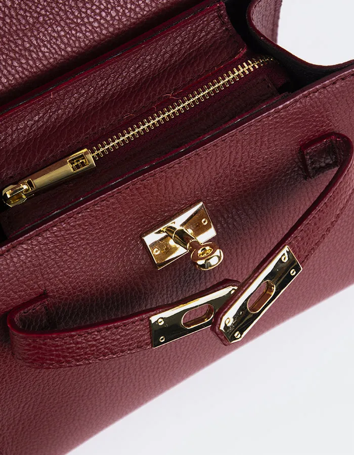 Vance Burgundy Leather