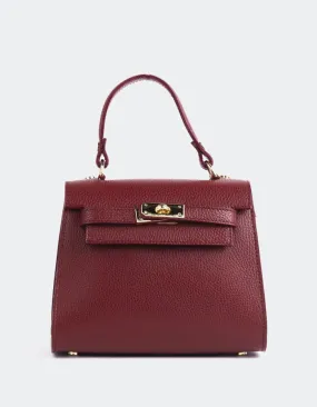 Vance Burgundy Leather