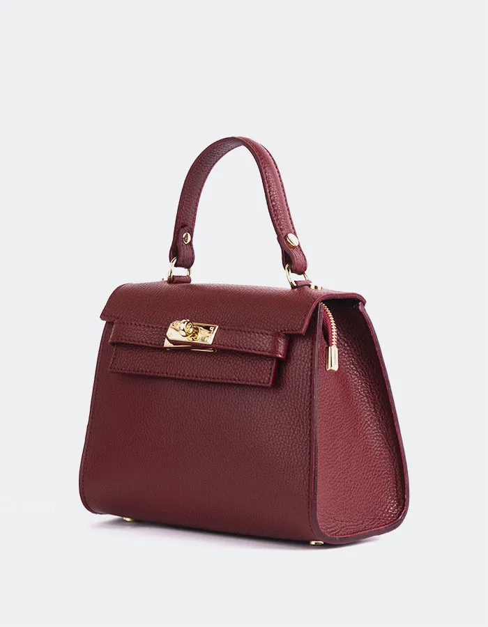 Vance Burgundy Leather