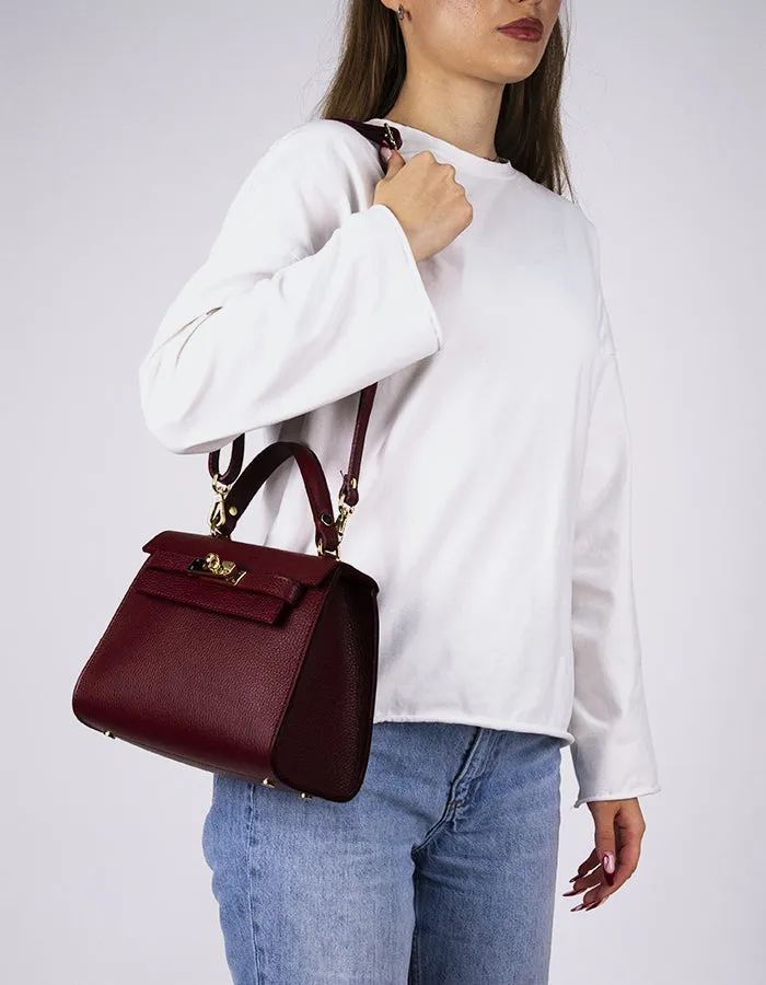 Vance Burgundy Leather