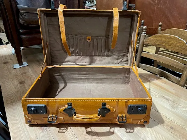 Vintage Leather Suitcases  #5854