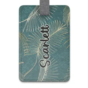 Vintages Leaves Pattern Background - Custom Background - Personalized Gift For Bestie - Luggage Tag