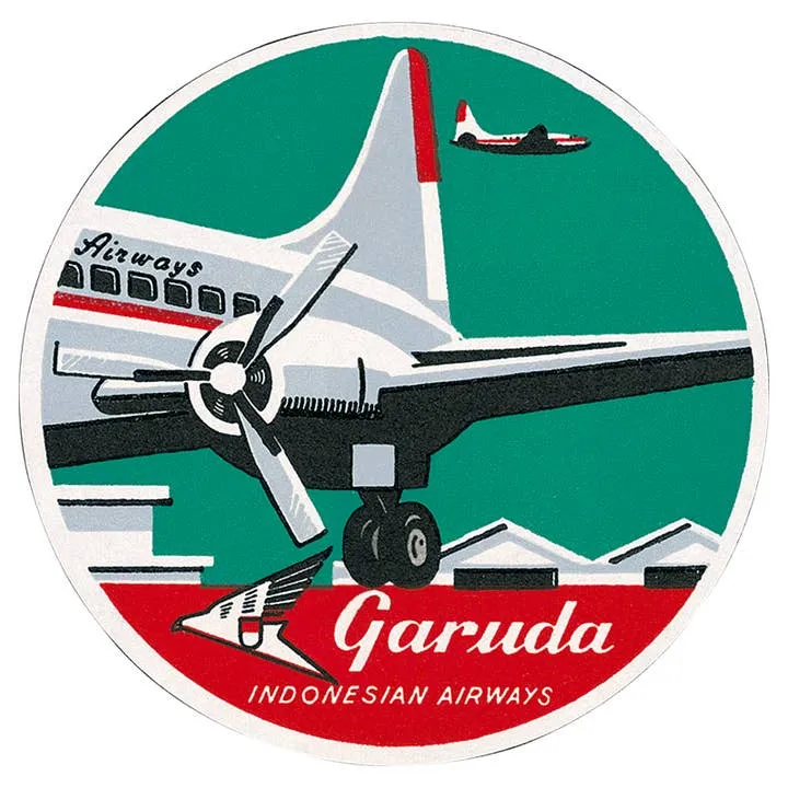 Wings of the World - Travel Label Sticker Box