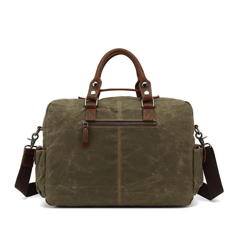 Woosir Vintage Mens Satchel Bags with Laptop Sleeve